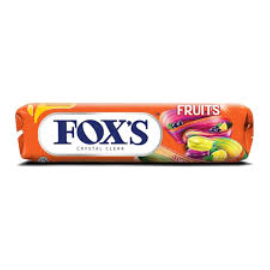 FOXS CRYSTAL CLEAR STICKPACK FRUIT 37G
